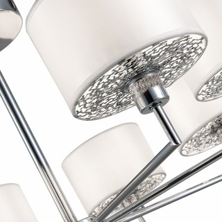 SLE105003-05 Люстра подвесная Хром/Белый E14 5*40W BELGE-foto3