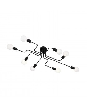 SL419.442.08 Люстра потолочная Черный E27 8*60W ANO-foto2