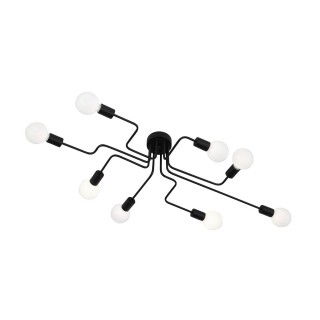 SL419.442.08 Люстра потолочная Черный E27 8*60W ANO-foto2