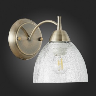 SLE104401-01 Светильник настенный Бронза/Прозрачный E27 1*60W NUELE-foto6