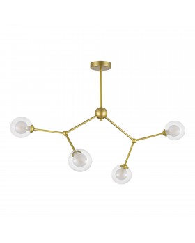 SLE1106-203-04 Светильник подвесной Золотистый/Прозрачный, Белый G9 4*5W ARCUS-foto2