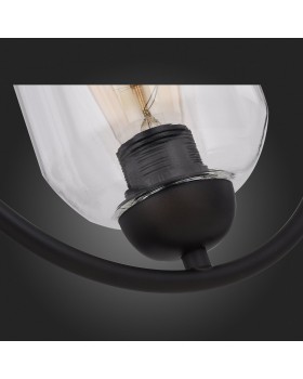 SL333.303.01 Люстра подвесная ST-Luce Коричневая бронза/Прозрачный E27 1*60W CODITA-foto12