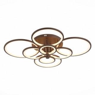 SLE200372-08 Светильник потолочный Кофейный/Белый LED 1*256W 3000-6000K LETO-foto2