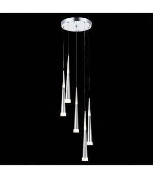 SLE200113-05 Светильник подвесной Хром/Хром, Белый LED 5*7W 3000K ORPELO-foto4
