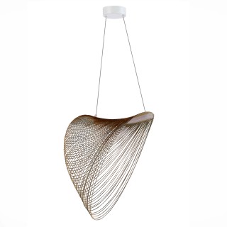 SL6900.503.24 Светильник подвесной ST-Luce Белый/Древесный LED 1*24W 4000K FOSSIL-foto2