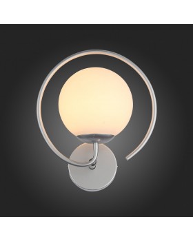 SL418.101.01 Бра Серебристый/Белый E27 1*60W GALIO-foto8