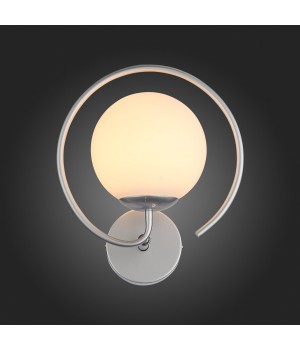 SL418.101.01 Бра Серебристый/Белый E27 1*60W GALIO-foto8