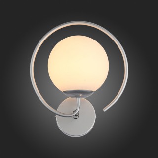 SL418.101.01 Бра Серебристый/Белый E27 1*60W GALIO-foto8