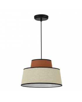 SL1354.423.01 Светильник подвесной ST-Luce Черный/Кирпичный,Бежевый, Черный E27 1*40W JACKIE-foto2