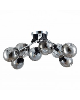 SLE106002-08 Люстра потолочная Хром, Черный/Дымчатый E14 8*40W MAREA-foto2