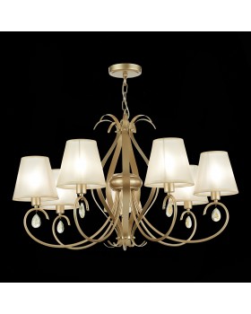 SLE111403-07 Люстра подвесная Шампань/Шампань E14 7*40W FOGGIA-foto4