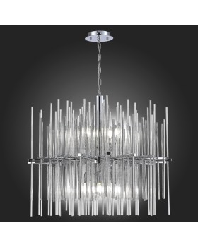 SL1628.103.12 Люстра подвесная ST-Luce Хром/Прозрачный, Хром E14 12*40W TERAMO-foto5