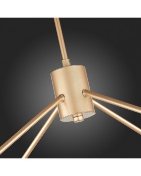 SLE155902-08 Люстра потолочная Золотистый/Белый E14 8*40W MARIO-foto3