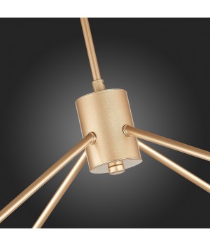 SLE155902-08 Люстра потолочная Золотистый/Белый E14 8*40W MARIO-foto3