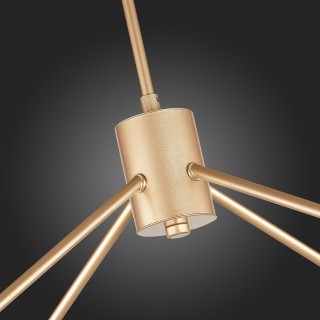 SLE155902-08 Люстра потолочная Золотистый/Белый E14 8*40W MARIO-foto3