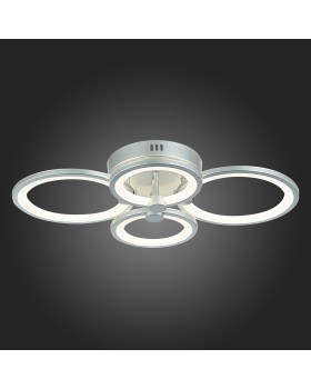 SLE200392-04 Светильник потолочный Серебристый/Белый LED 1*100W 3000-6000K LETO-foto8