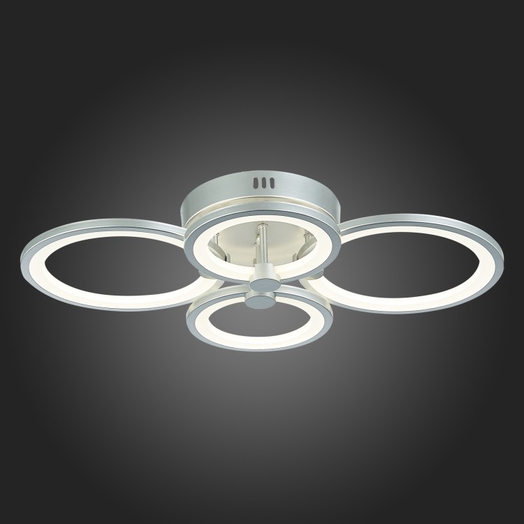 SLE200392-04 Светильник потолочный Серебристый/Белый LED 1*100W 3000-6000K LETO