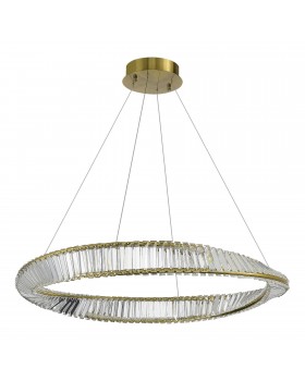SL6204.321.01 Светильник подвесной ST-Luce Латунь/Прозрачный LED 1*58W 4000K RITORTO-foto2