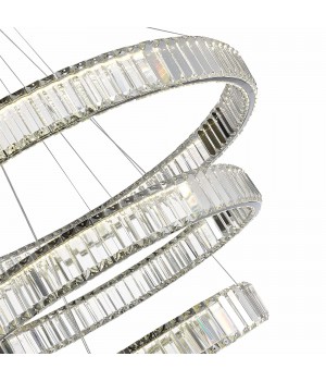 SL1622.103.03 Люстра подвесная ST-Luce Хром/Прозрачный LED 1*122W 4000K TIVOLI-foto3