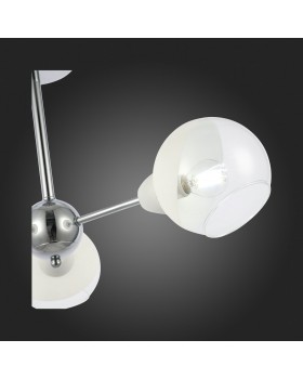 SLE102702-03 Люстра потолочная Хром/Прозрачный, Матовый никель E14 3*40W GIORTE-foto9