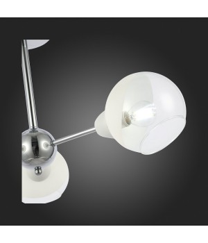 SLE102702-03 Люстра потолочная Хром/Прозрачный, Матовый никель E14 3*40W GIORTE-foto9