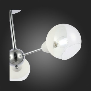 SLE102702-03 Люстра потолочная Хром/Прозрачный, Матовый никель E14 3*40W GIORTE-foto9