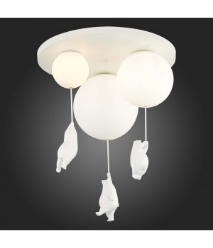 SLE115402-03 Светильник потолочный Белый/Белый E27/G9 3*160W MODENA-foto5