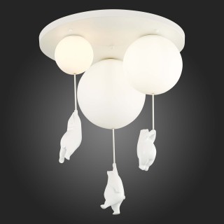 SLE115402-03 Светильник потолочный Белый/Белый E27/G9 3*160W MODENA-foto5