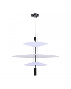 SL6101.423.01 Люстра подвесная ST-Luce Черный/Белый LED 1*15W 3000K Isola-foto2