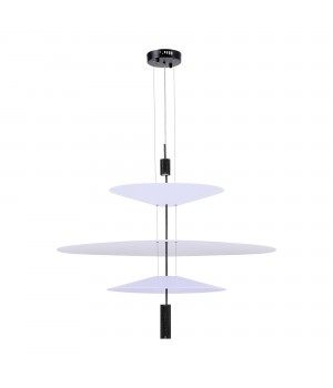 SL6101.423.01 Люстра подвесная ST-Luce Черный/Белый LED 1*15W 3000K Isola-foto2