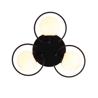 SL418.402.03 Люстра потолочная Черный/Белый E27 3*60W GALIO-foto3