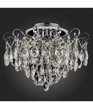 SLE160002-06 Светильник потолочный Хром/Прозрачный E14, LED 6+1*40/6(подсветка)W LITERO-foto9