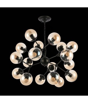 SLE154913-18 Светильник подвесной Черный/Янтарный E14 18*60W LACOTTA-foto5