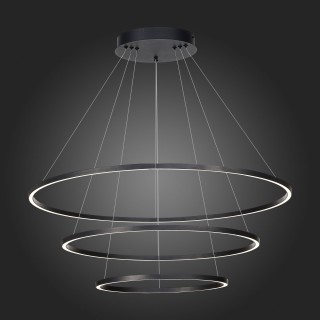 ST605.403.114 Cветильник подвесной  SMART ST-Luce Черный/Белый LED 1*114W 2800-6500K Подвесные светильники-foto2