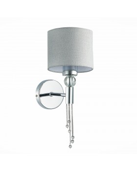 SLE105171-01 Светильник настенный Хром/Серый E27 1*60W PRIMMA-foto2