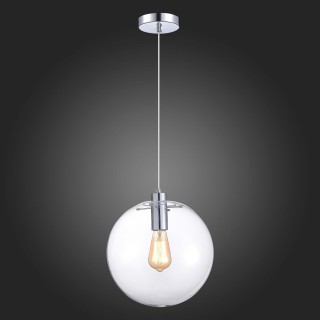 SL1056.123.01 Подвес ST-Luce Хром/Прозрачный E27 1*60W NOOR-foto3