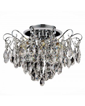 SLE160002-06 Светильник потолочный Хром/Прозрачный E14, LED 6+1*40/6(подсветка)W LITERO-foto15