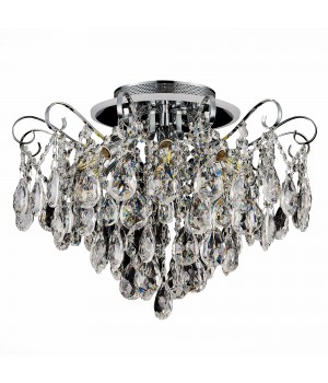 SLE160002-06 Светильник потолочный Хром/Прозрачный E14, LED 6+1*40/6(подсветка)W LITERO-foto15