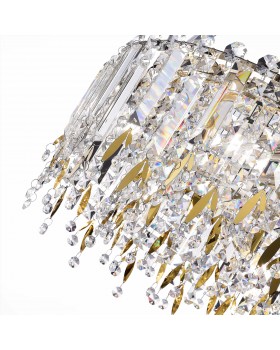 SL1655.203.06 Люстра подвесная ST-Luce Золотистый/Прозрачный E14 6*40W DESIO-foto4