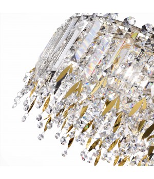 SL1655.203.06 Люстра подвесная ST-Luce Золотистый/Прозрачный E14 6*40W DESIO-foto4