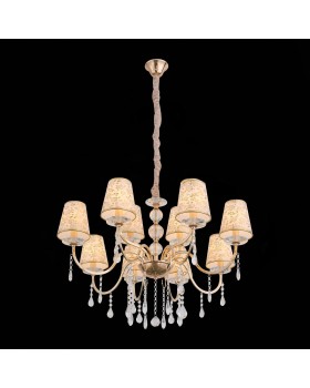 SL176.203.12 Люстра подвесная ST-Luce Золото, Прозрачный/Бежевый, Золото E14 12*40W AUMENTATO-foto8