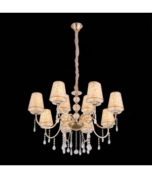 SL176.203.12 Люстра подвесная ST-Luce Золото, Прозрачный/Бежевый, Золото E14 12*40W AUMENTATO-foto8