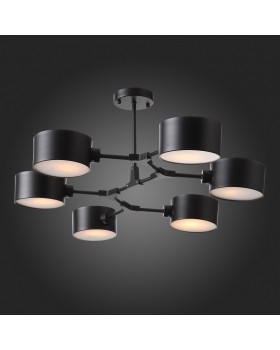 SLE183402-06 Люстра потолочная Черный/Черный E14 6*60W GIMENTO-foto3
