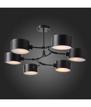 SLE183402-06 Люстра потолочная Черный/Черный E14 6*60W GIMENTO-foto3