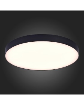 ST606.432.96 Светильник потолочный Черный LED 1*96W 3000K 8 640Lm Ra>85 120° IP20 D600xH55 185-265V Накладные светильники-foto4