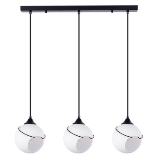 SLE103143-03 Светильник подвесной Черный/Белый E27 3*60W SATTURO-foto2