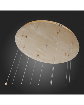 SL1116.203.09 Светильник подвесной ST-Luce Золотой с патиной/Золотой с патиной, Никель LED 9*5W 3000K SALICA-foto12