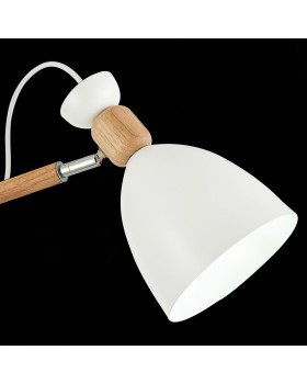 SLE103802-03 Люстра потолочная Светлое дерево, Белый/Белый E27 3*60W BALCAMO-foto6