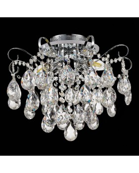 SLE160002-04 Светильник потолочный Хром/Прозрачный E14, LED 4+1*40/5(подсветка)W LITERO-foto11