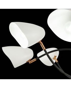 SLE103602-08 Люстра потолочная Черный, Золотой/Белый E14 8*40W SATTA-foto6